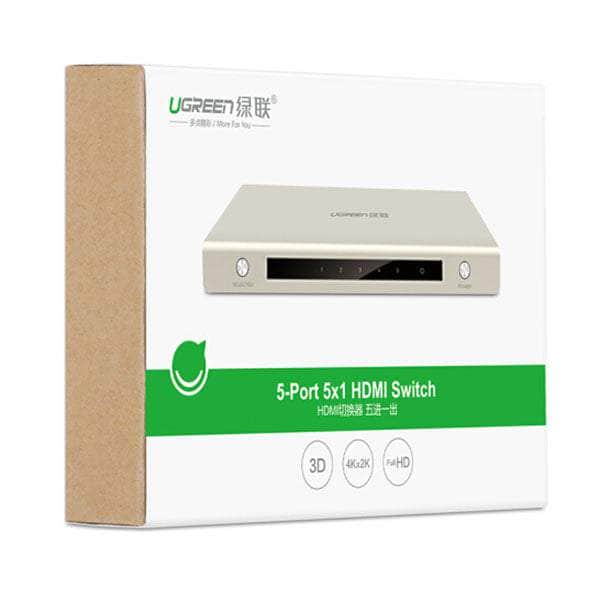 Ugreen Hdmi 5 X 1 Switch Zinc Alloy (40279)