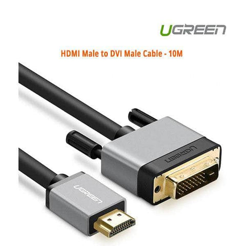 Ugreen Hdmi Male To Dvi Male Cable 10M (20891)