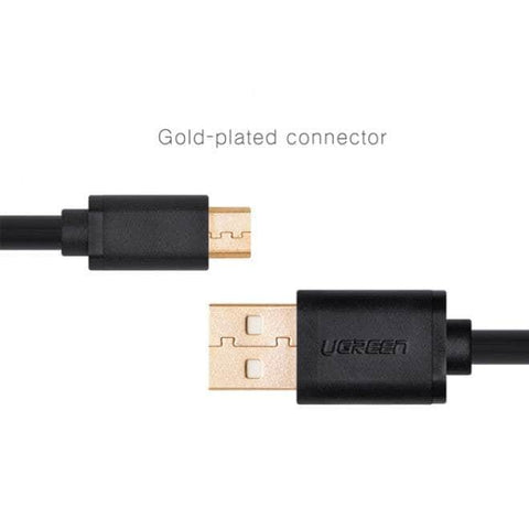 Micro-Usb Male To Usb Male Cable Gold-Plated 1M (10836)