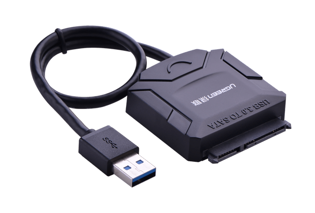UGREEN USB 3.0 to SATA Converter cable with 12V 2A power adapter (20231)