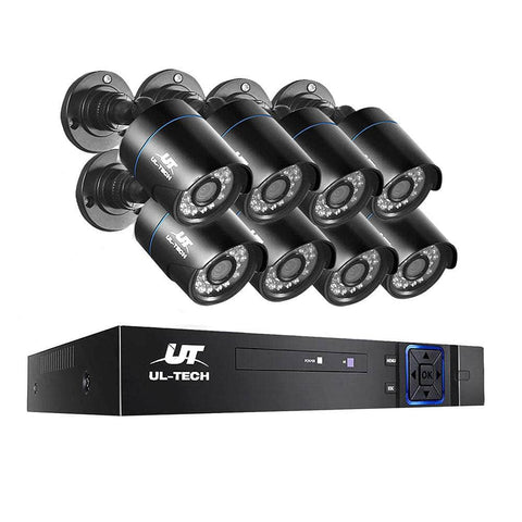 8Ch Dvr 8 Cameras High-Def Surveillance Solution