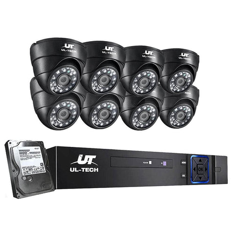 8Ch Dvr 8 Cameras Comprehensive Security Setup
