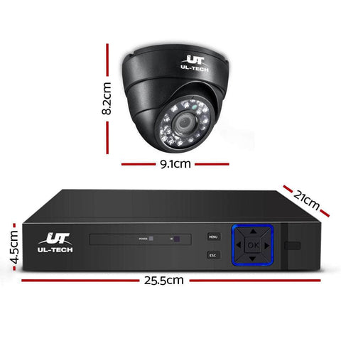 8Ch Dvr 8 Cameras Massive Storage Surveillance Bundle