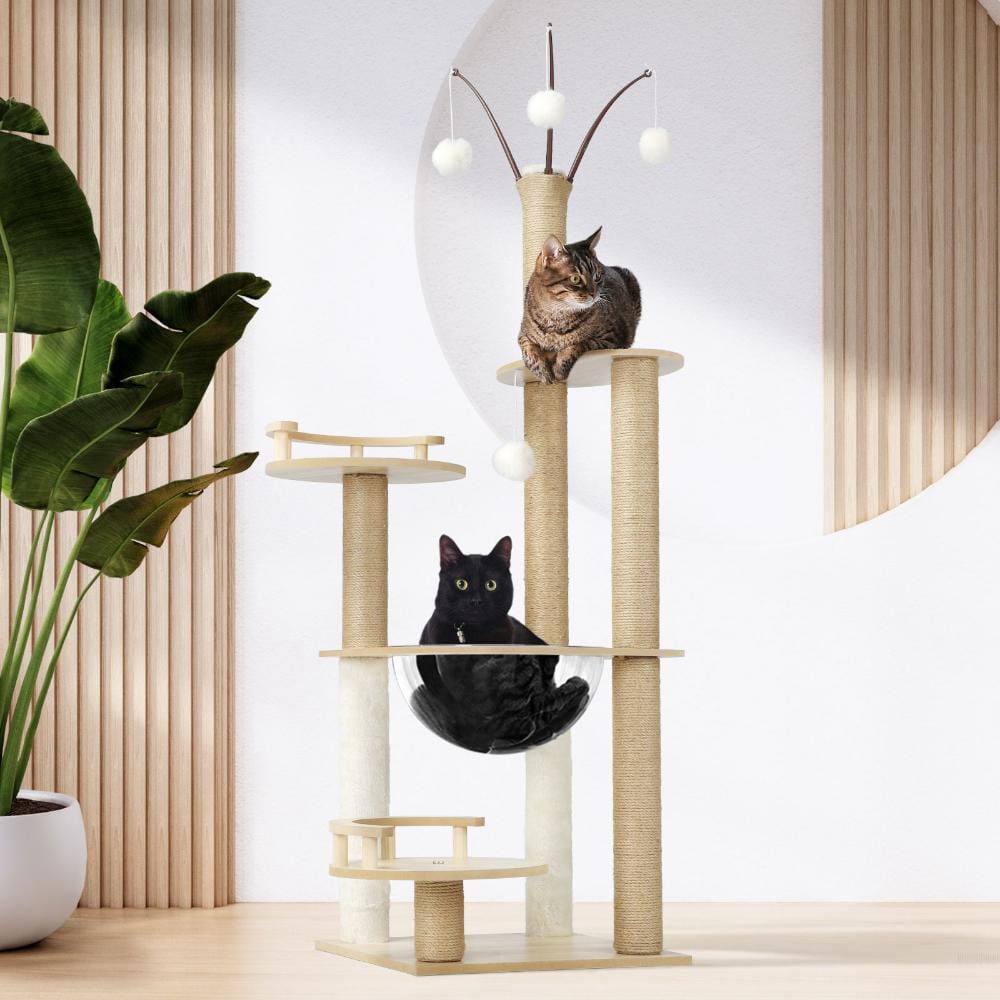Ultimate Cat Tree: 132cm of Feline Fun and Luxury