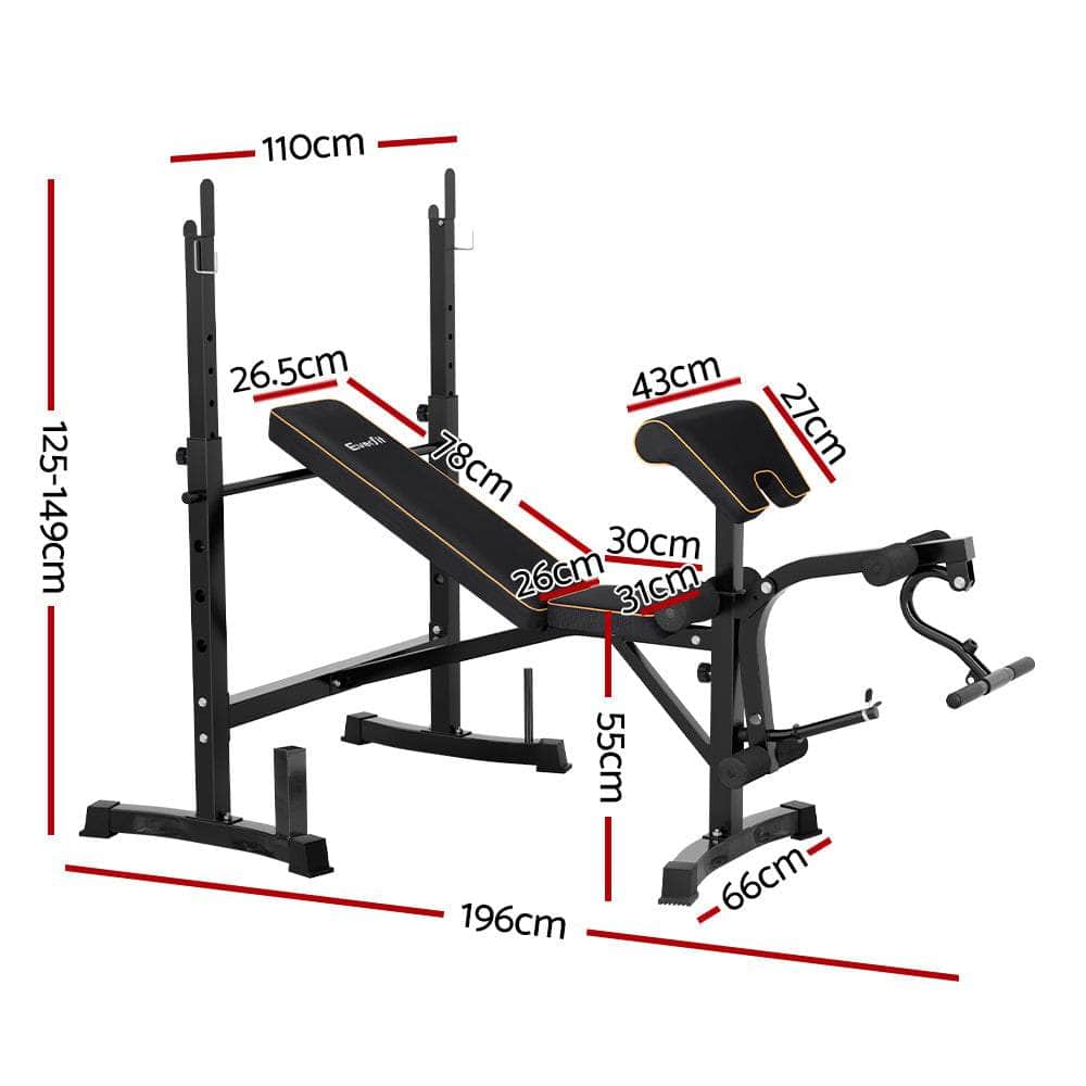 Ultimate Home Gym 10-in-1 Adjustable Weight Bench Station