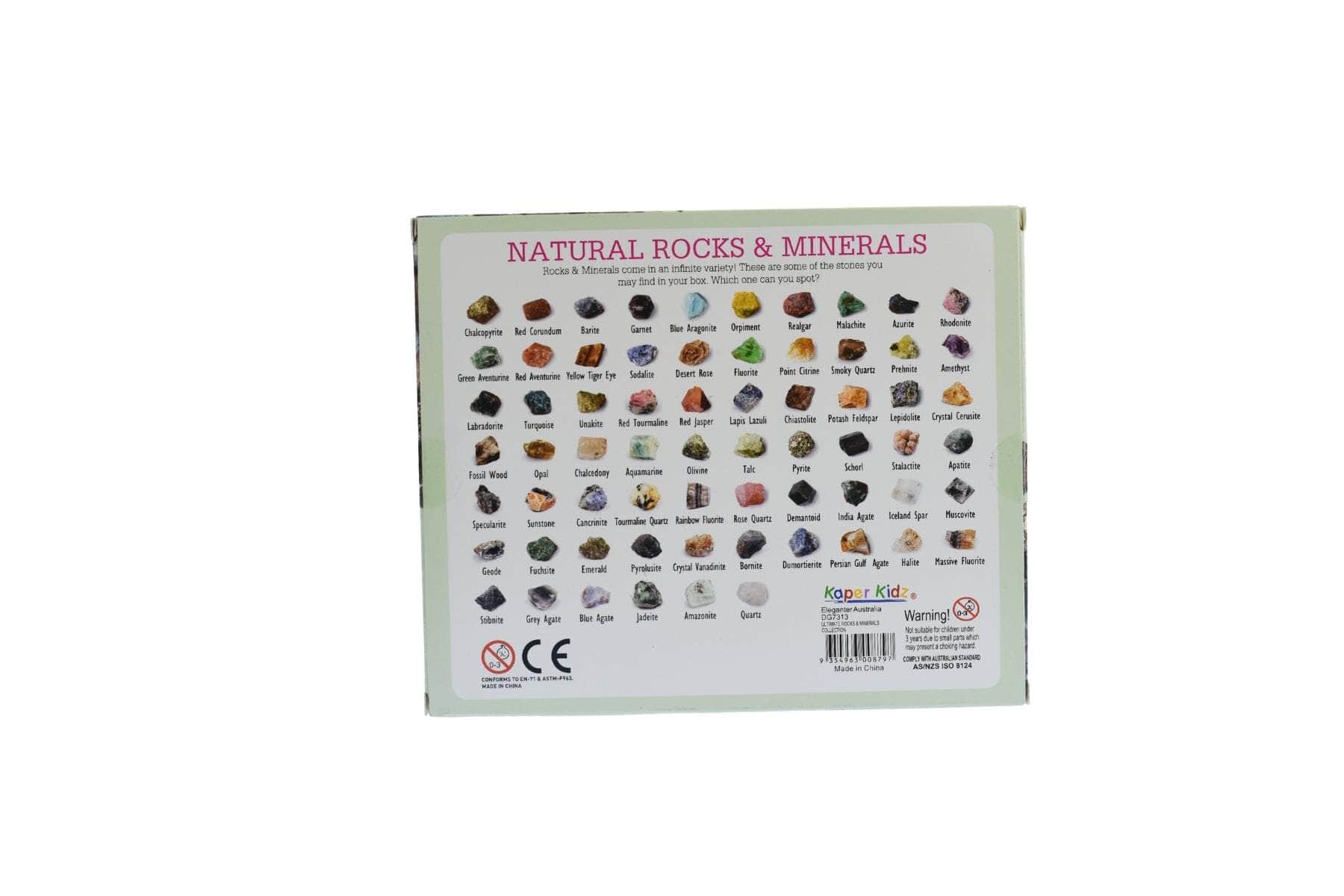 Ultimate rocks & minerals collection 48pcs