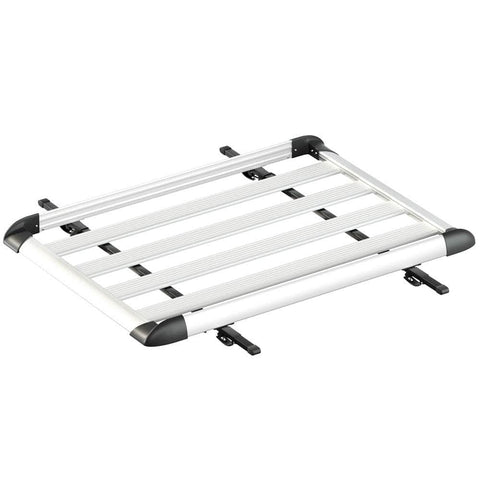 Car Roof Rack Basket Luggage Vehicle Cargo Carrier 140Cm Silver