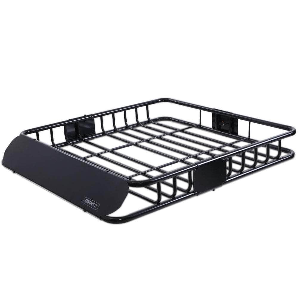 Universal Roof Rack Basket Car Luggage Carrier Steel Vehicle Cargo 112cm