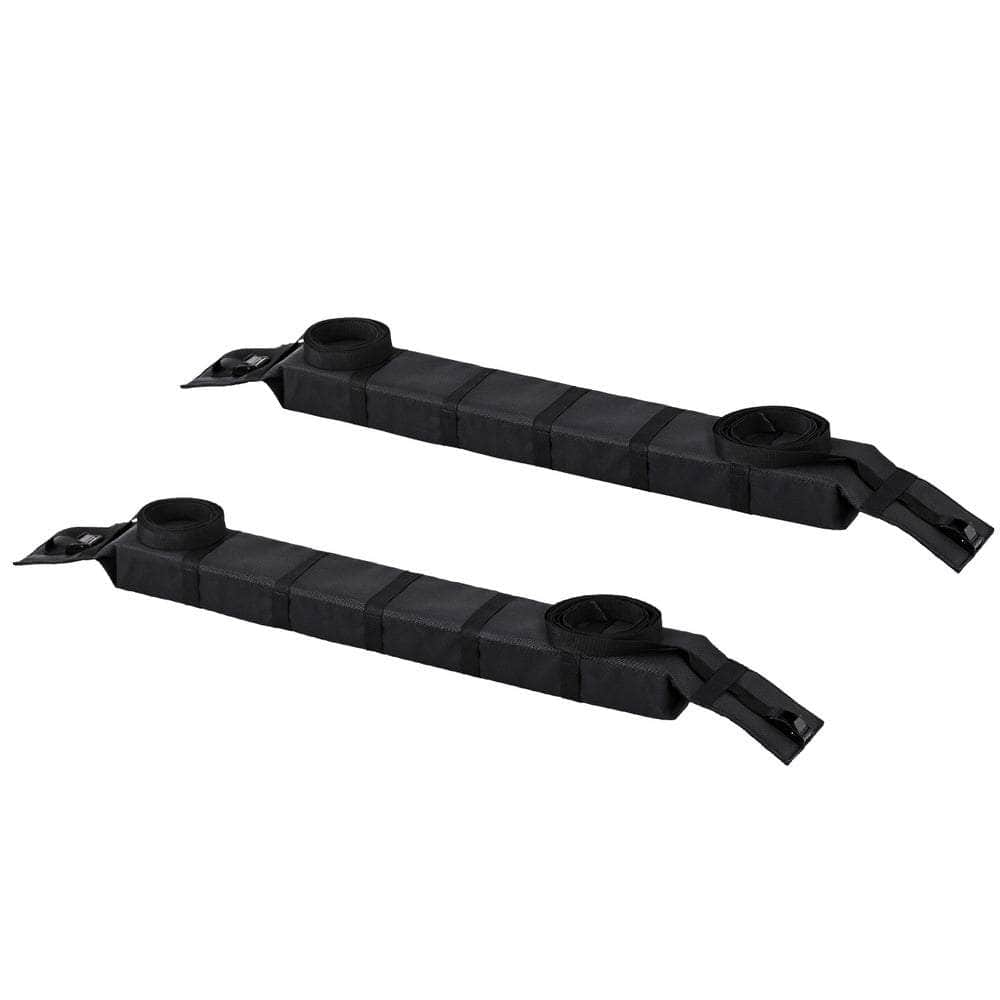 Universal Soft Car Roof Rack 116cm Kayak Luggage Carrier Black