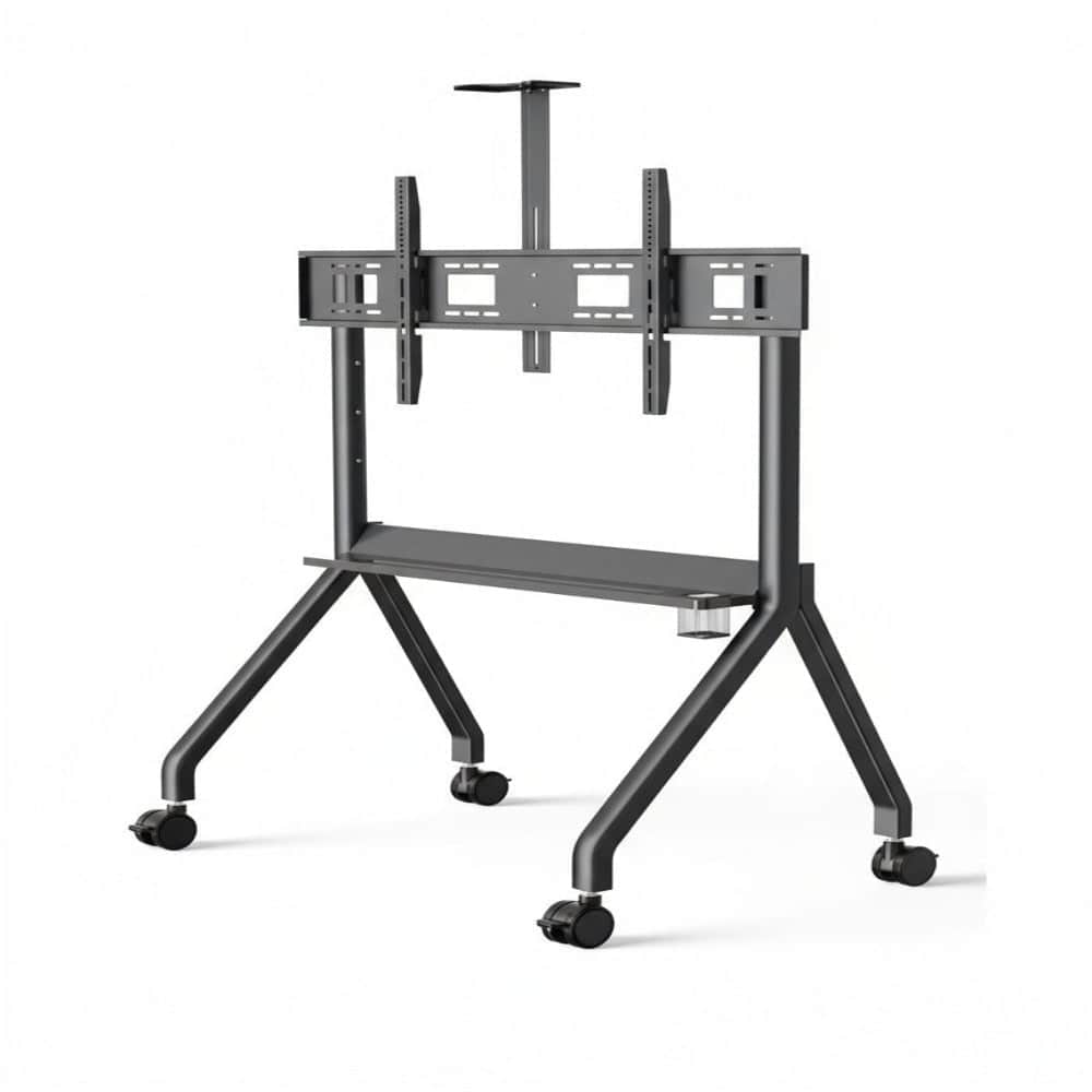 Universal Tv Stand For Height Adjustable Mobile Tv Cart For 55-120