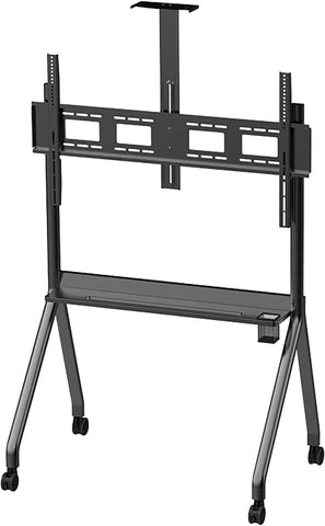 Universal Tv Stand For Height Adjustable Mobile Tv Cart For 55-120