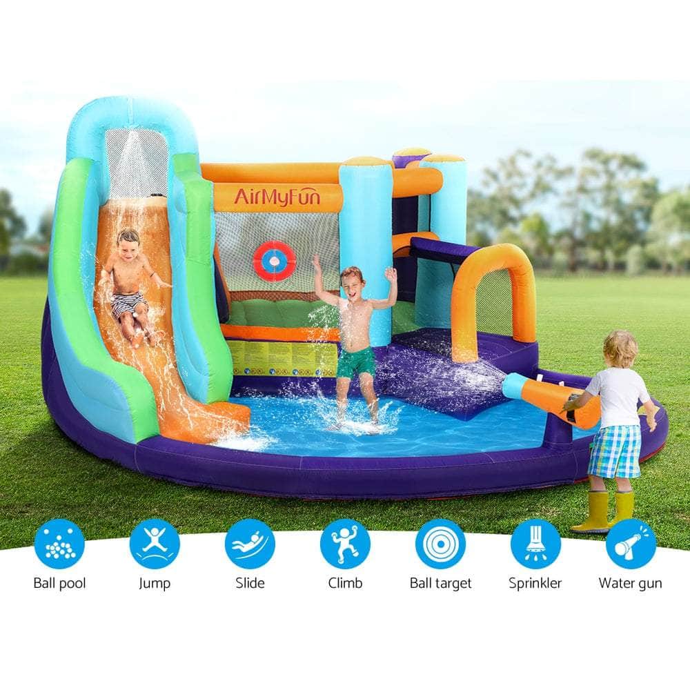 Unleash Joy with Our Outdoor Inflatable Water Park for Kids!