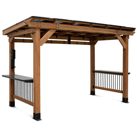 Unveiling the Saxony Grill Masterpiece in Our BBQ XL Gazebo