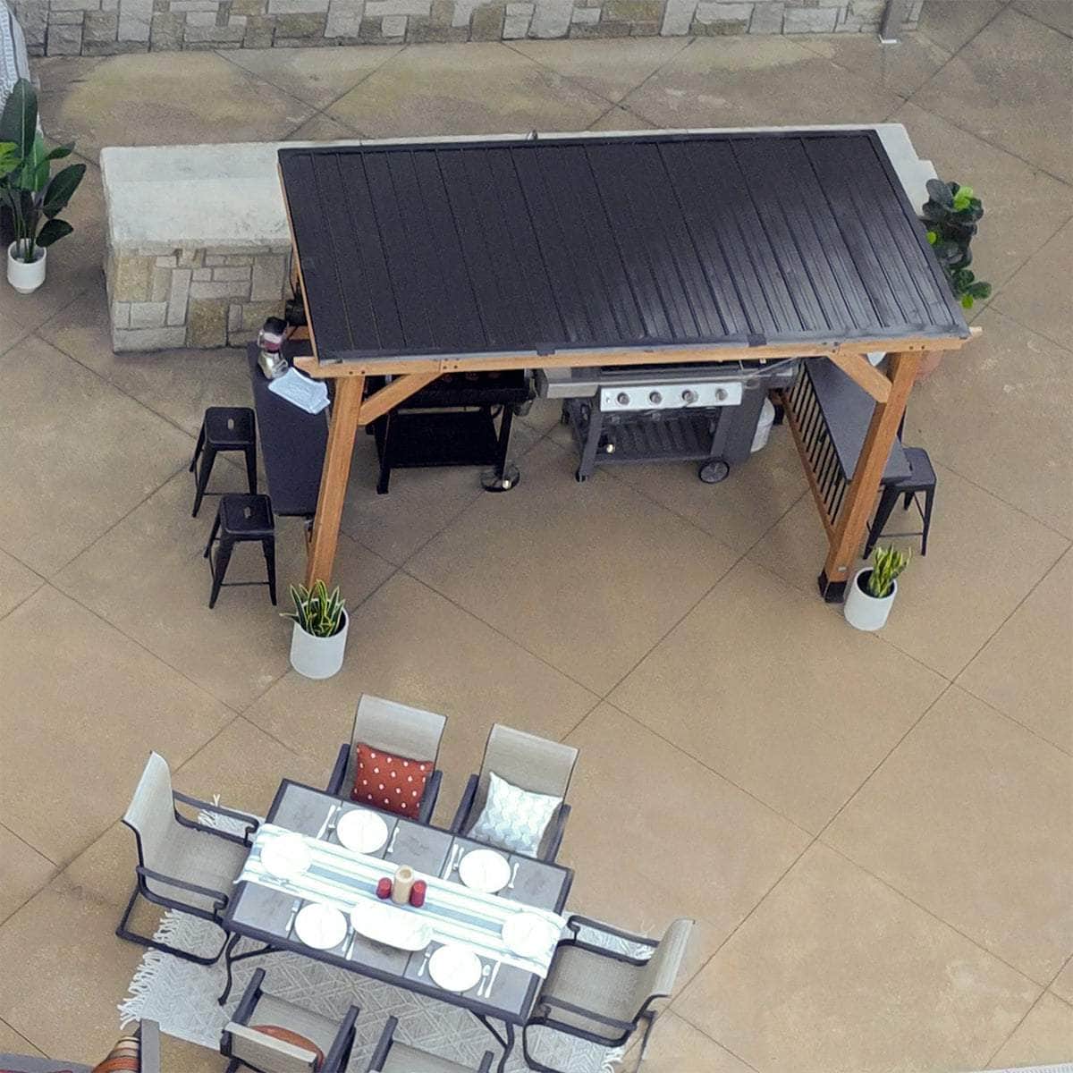 Unveiling the Saxony Grill Masterpiece in Our BBQ XL Gazebo