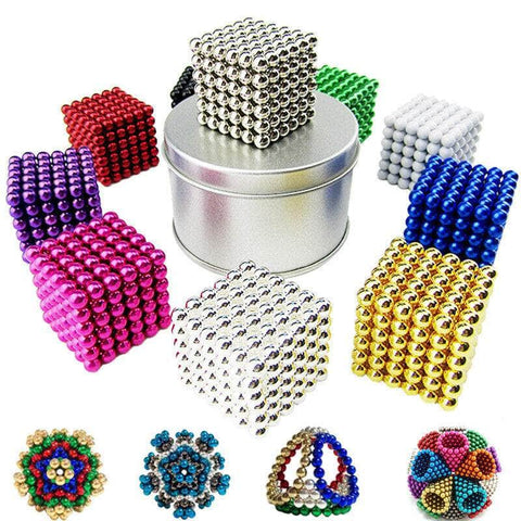 Up to 1000Pcs Building Block Stress Relief Ball Magnetic Magic Puzzle Balls Blocks