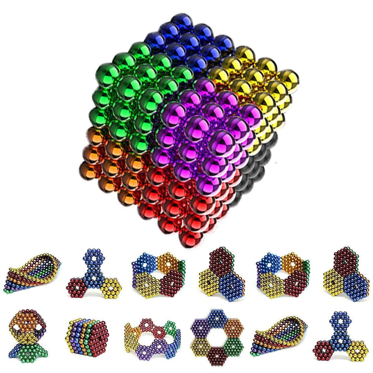 Up to 1000Pcs Building Block Stress Relief Ball Magnetic Magic Puzzle Balls Blocks