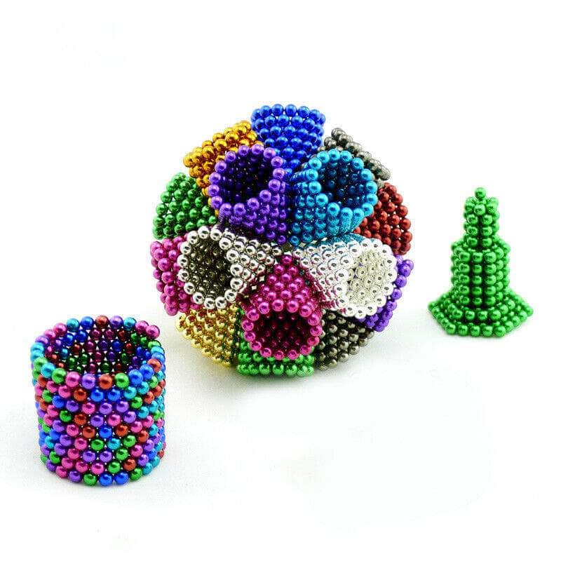 Up to 1000Pcs Building Block Stress Relief Ball Magnetic Magic Puzzle Balls Blocks