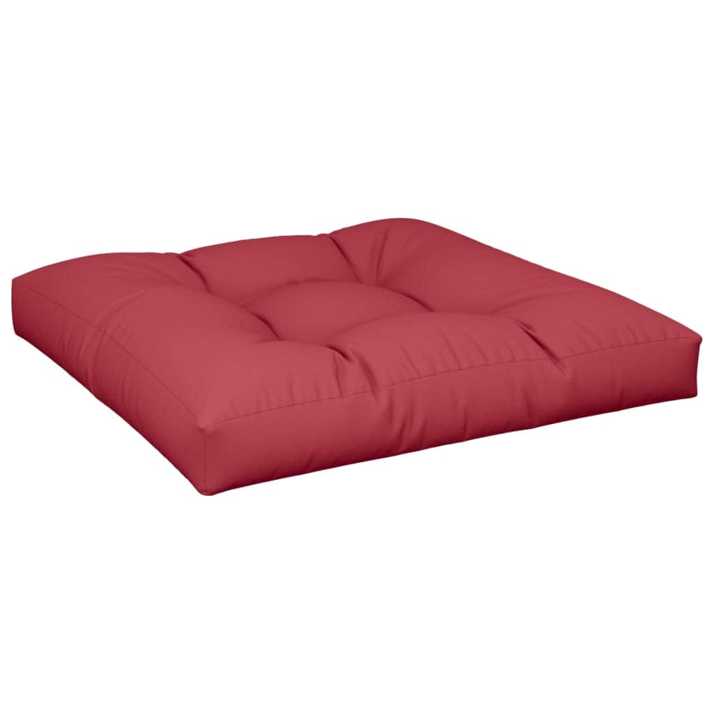 Upholstered Seat Cushion  /Wine Red