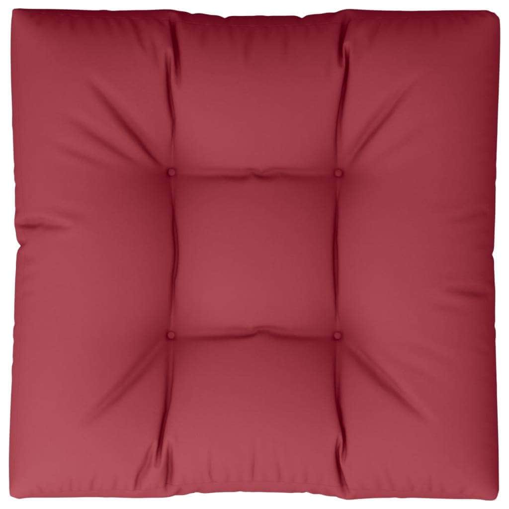 Upholstered Seat Cushion  /Wine Red