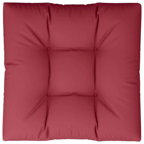 Upholstered Seat Cushion  /Wine Red