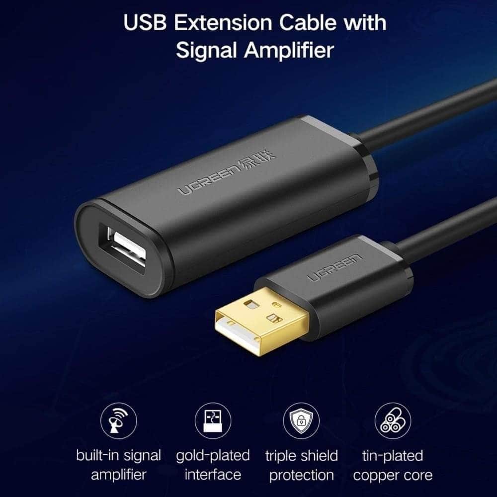 USB 2.0 Active Extension Cable with Chipset 10M