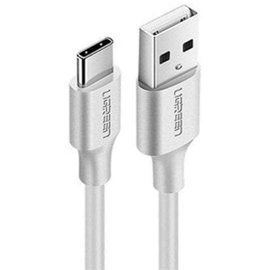 USB 2.0 Type-A to Type-C Male Nickel Plated 2M (White)