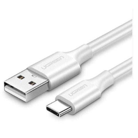 USB 2.0 Type-A to Type-C Male Nickel Plated 2M (White)