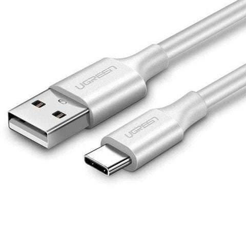 60121 Usb 2.0 Type-A To Type-C Male Nickel Plated Cable 1M (White)