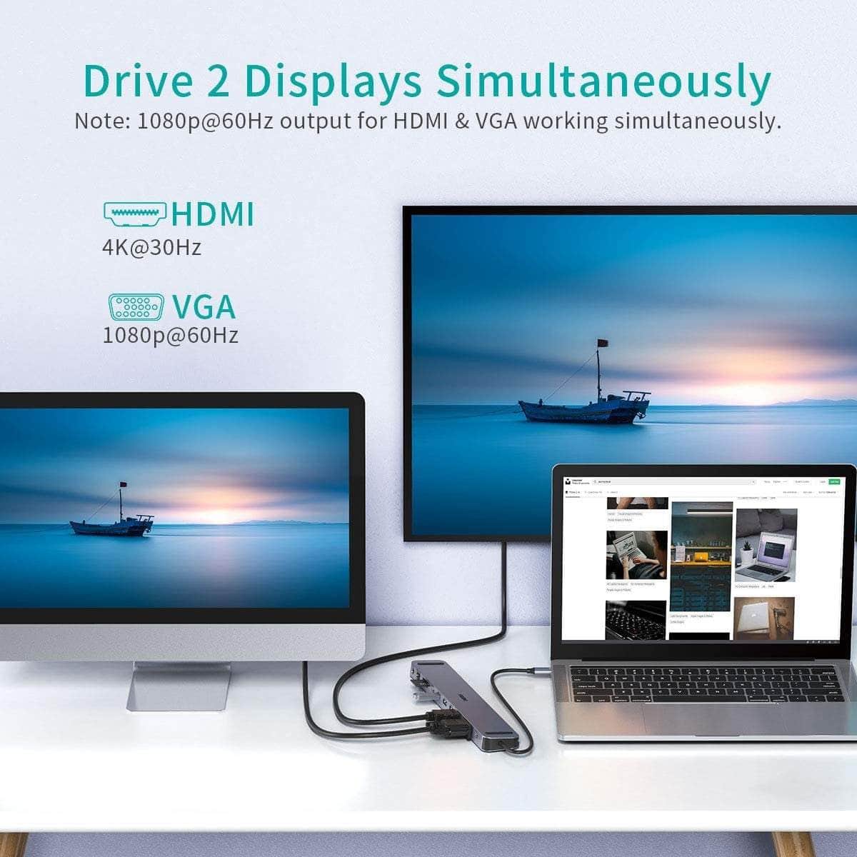 USB-C 11-in-1 Multifunction Adapter