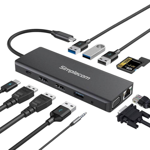 USB-C 12-in-1 Multiport Docking Station