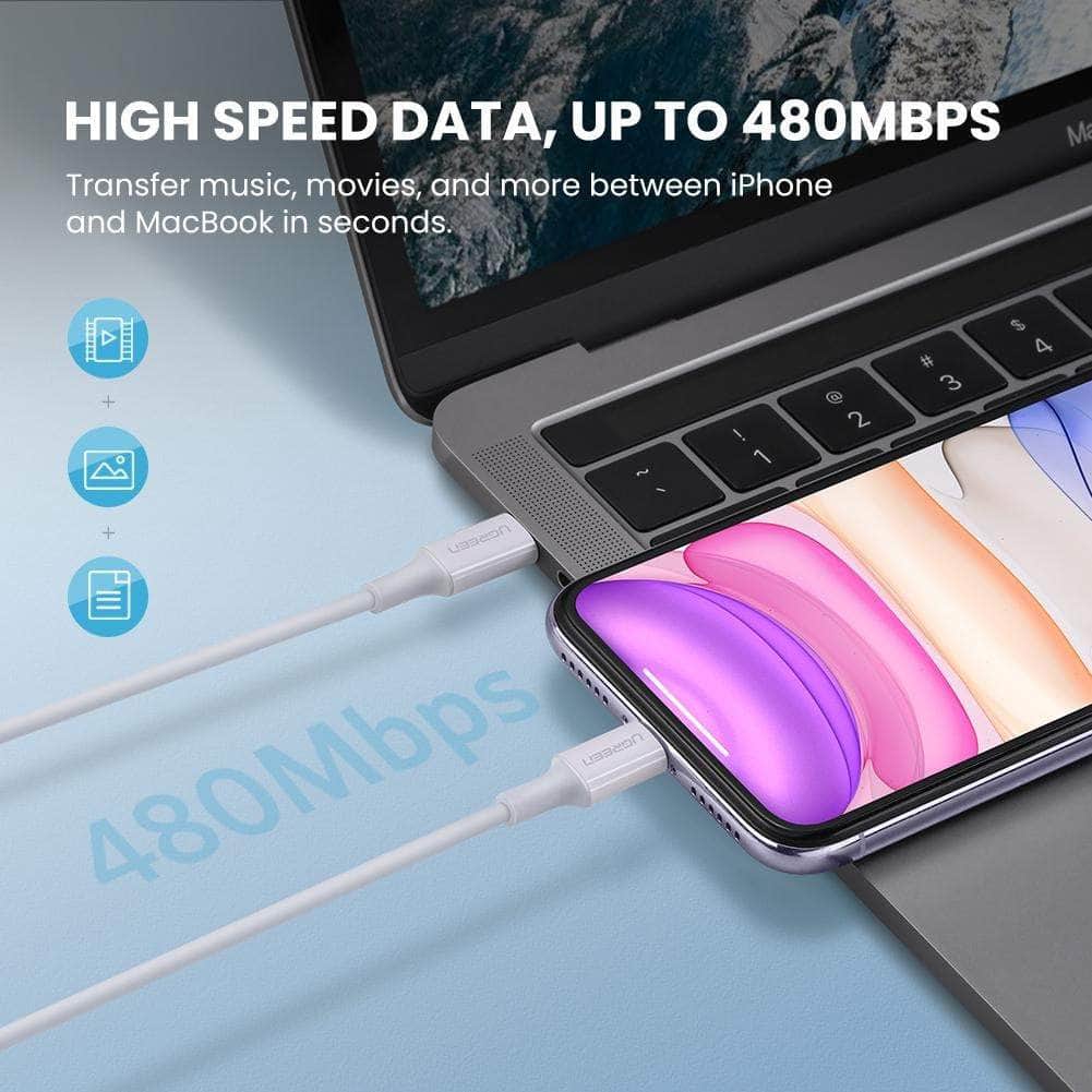 USB-C to iPhone 8-pin Charging Cable 2M