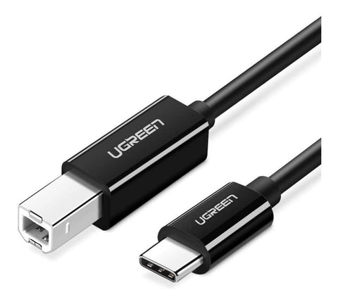 USB-C to USB 2.0 Print Cable 2m Black