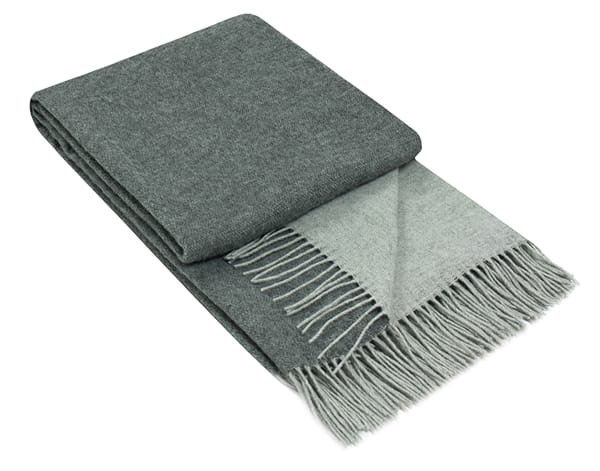 Chiswick Throw Merino Wool/Cashmere - Charcoal - Aprons