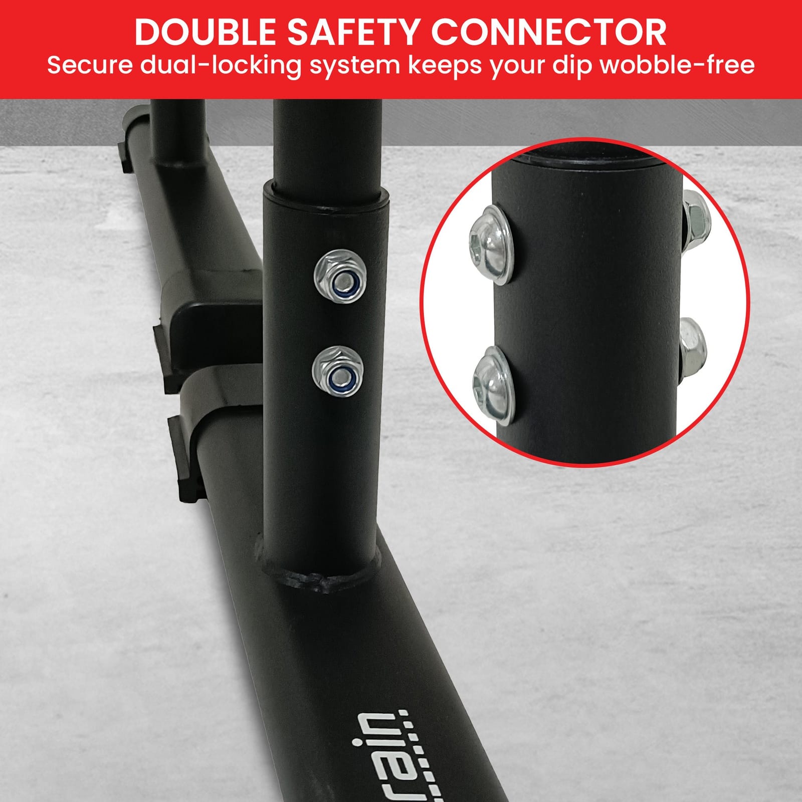 200Kg - Dip Bars Pair Load Capacity 200Kg Separated Type Push-Up Bars