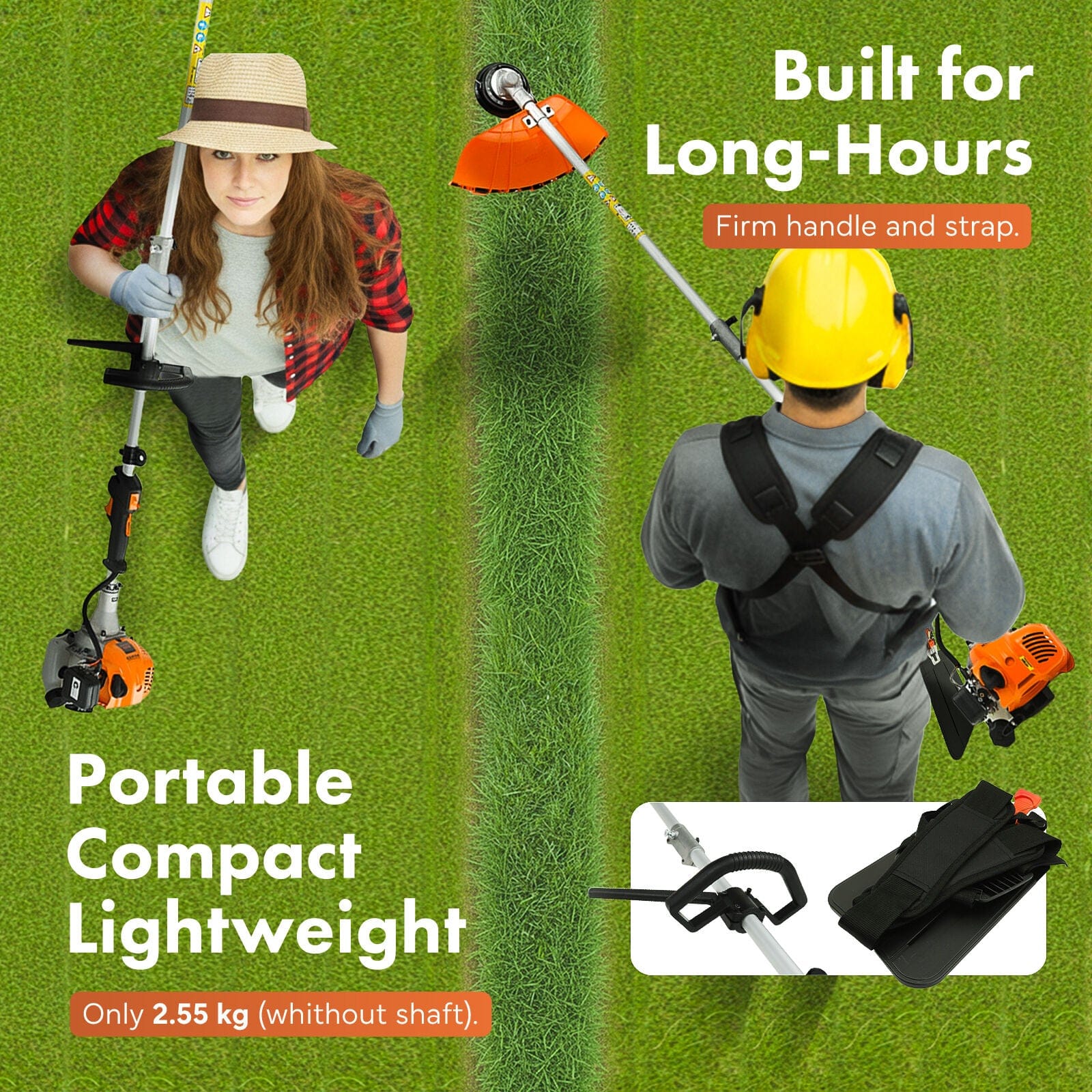 Garden Whipper Snipper Brush Cutter 26cc with 1 Blade - Gardening Tools - photo 14