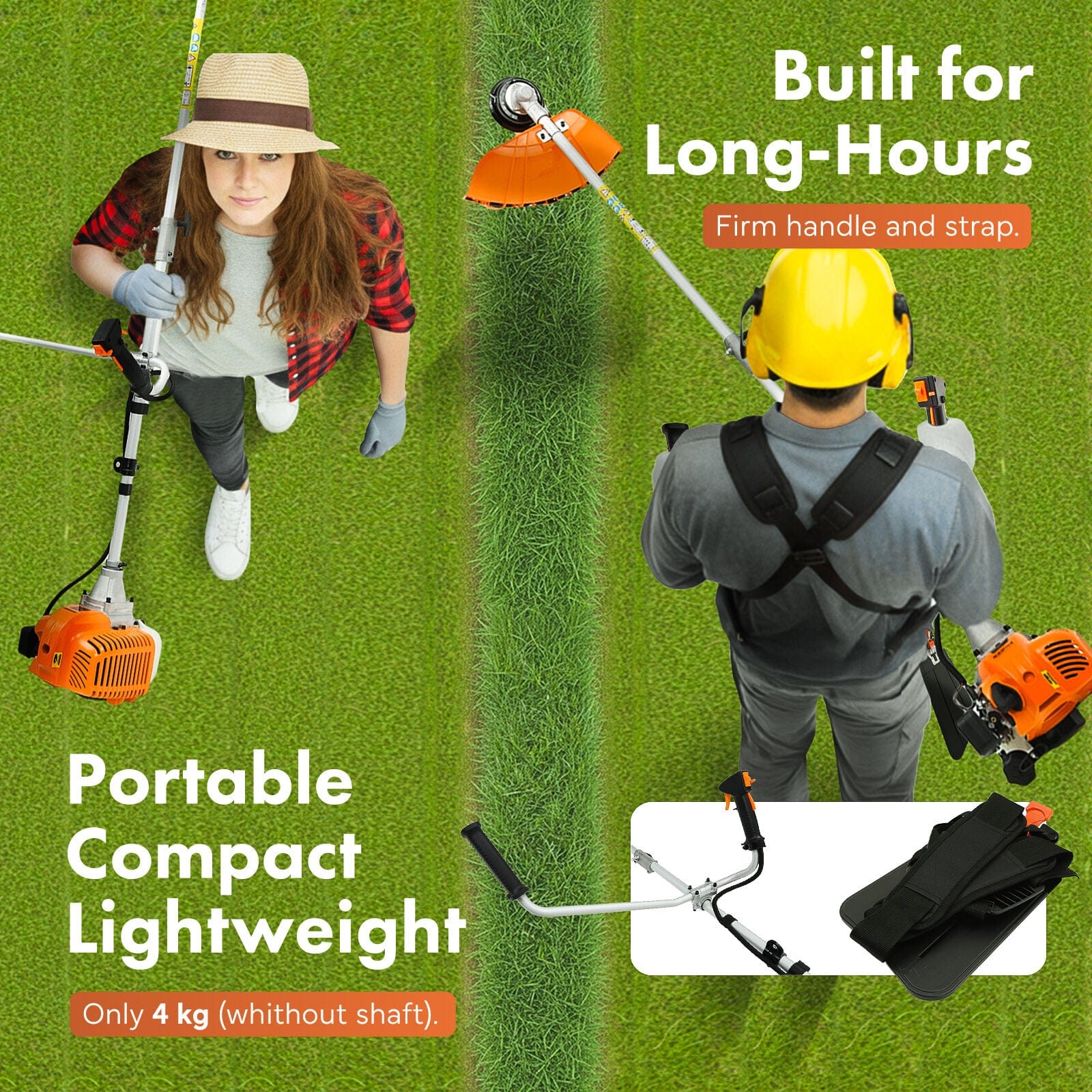 Gardening Tools - Garden Whipper Snipper Brush Cutter 43cc + 1 Blade - photo 15