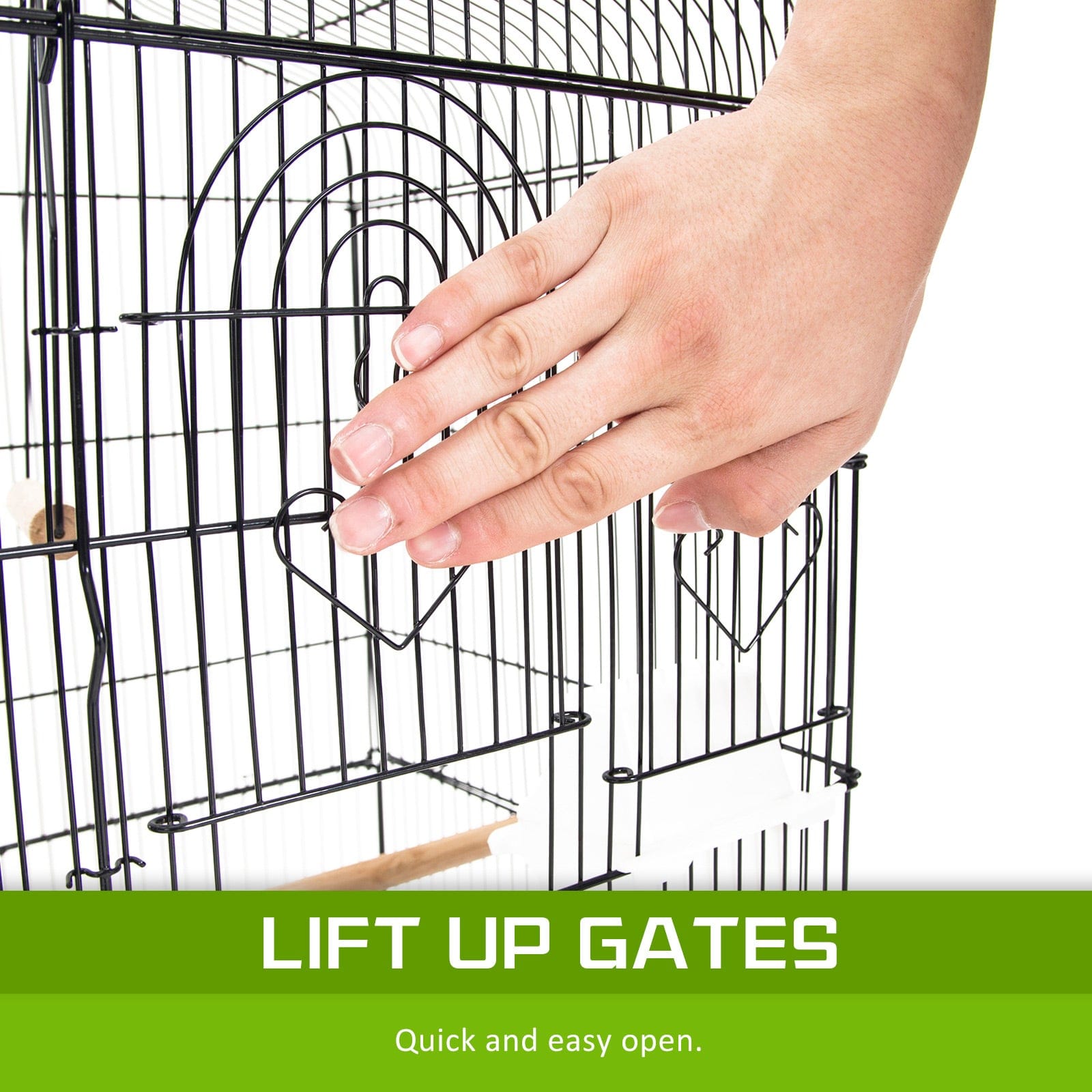 Bird Cage Parrot Aviary 2IN1 Design VEER 92cm | Bird Cages & Stands - photo 13