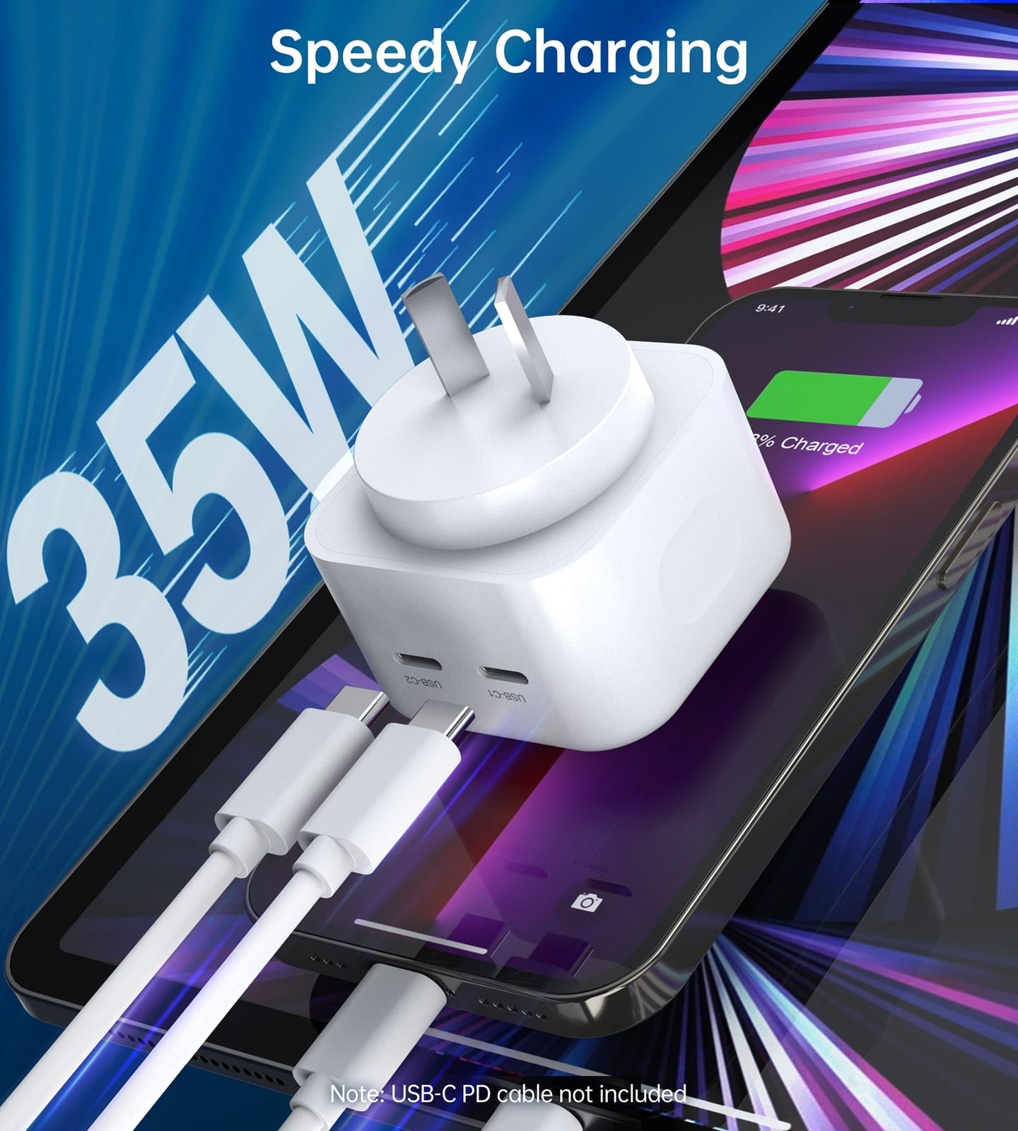 Q5008 Pd 35W Dual Usb-C Charger - Phone Chargers - photo 9