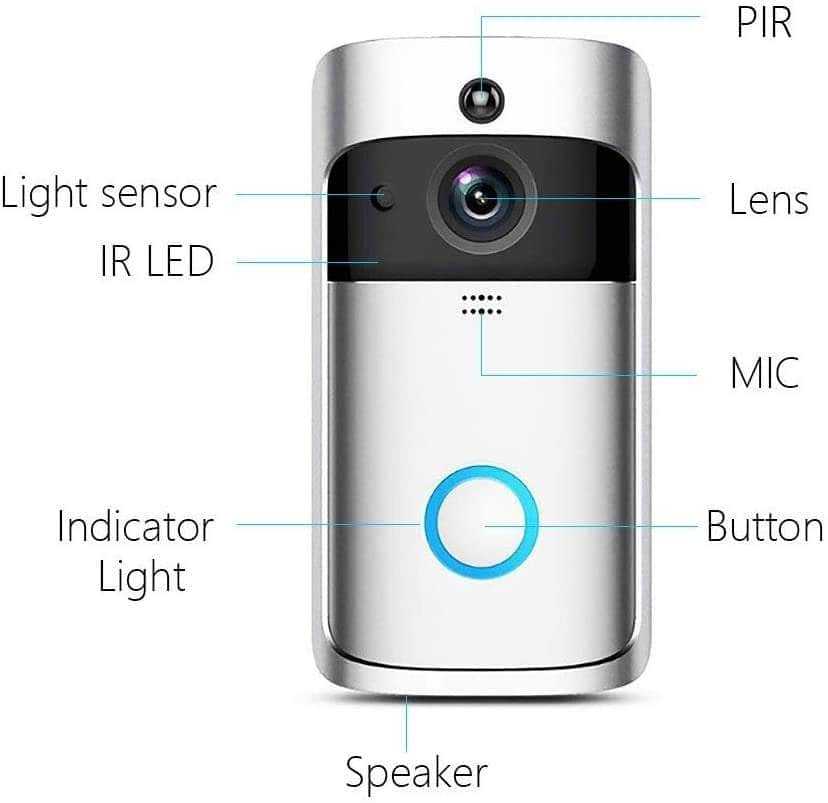 V5 Intelligent Wireless HD Video Doorbell Camera