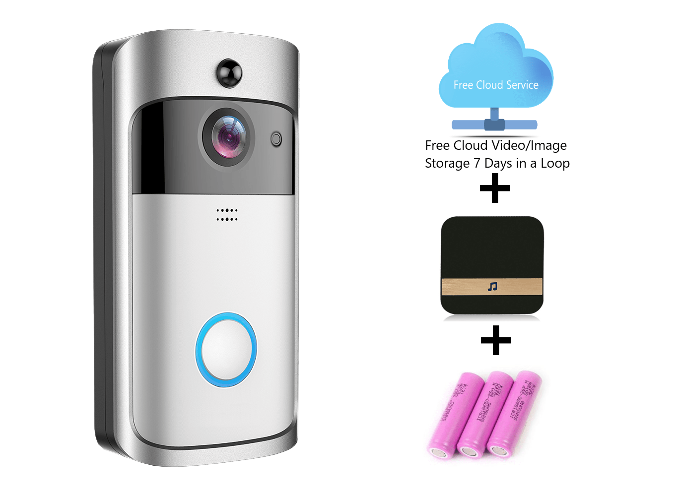 V5 Intelligent Wireless HD Video Doorbell Camera