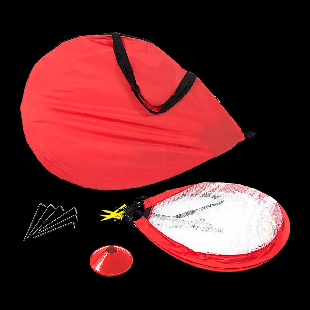 Goals Carry Bag - Portable Kids Soccer Goal Set with Cones
