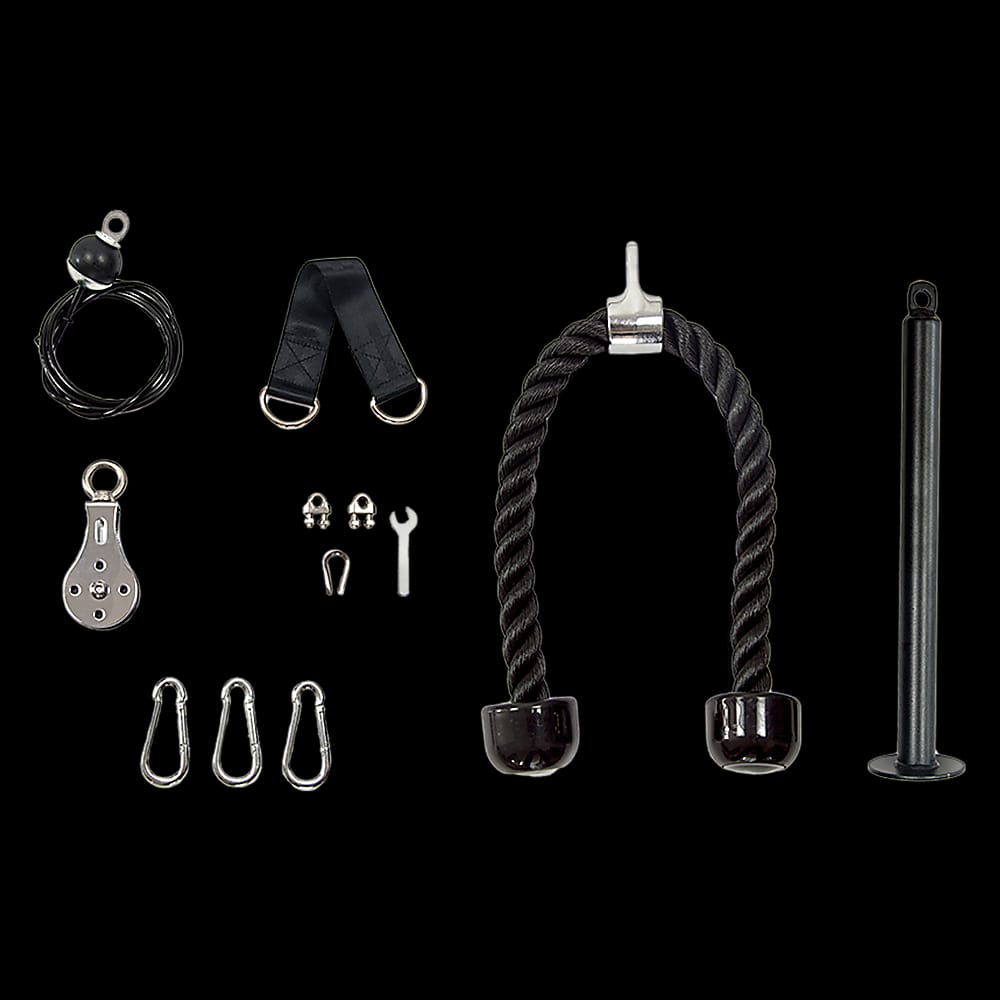 Pulley System Cable Attachment Pull Down Machine Diy Home Gym Workout Kit | Gym Equipment & Accessories - photo 11