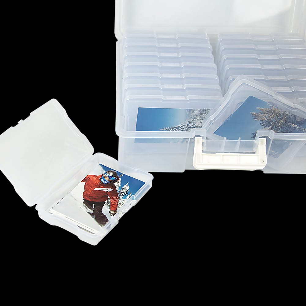 Jumbo Photo Storage Box 1600 4X6 Picture Organizer Case, Album Container Craft