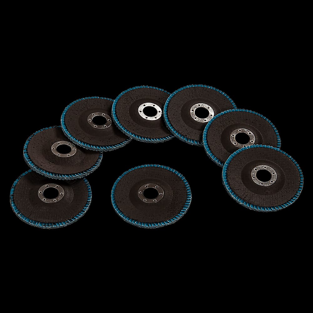 40 Pack 4.5in Zirconia Flap Discs Type 29 Angle Grinder Grinding - photo 2
