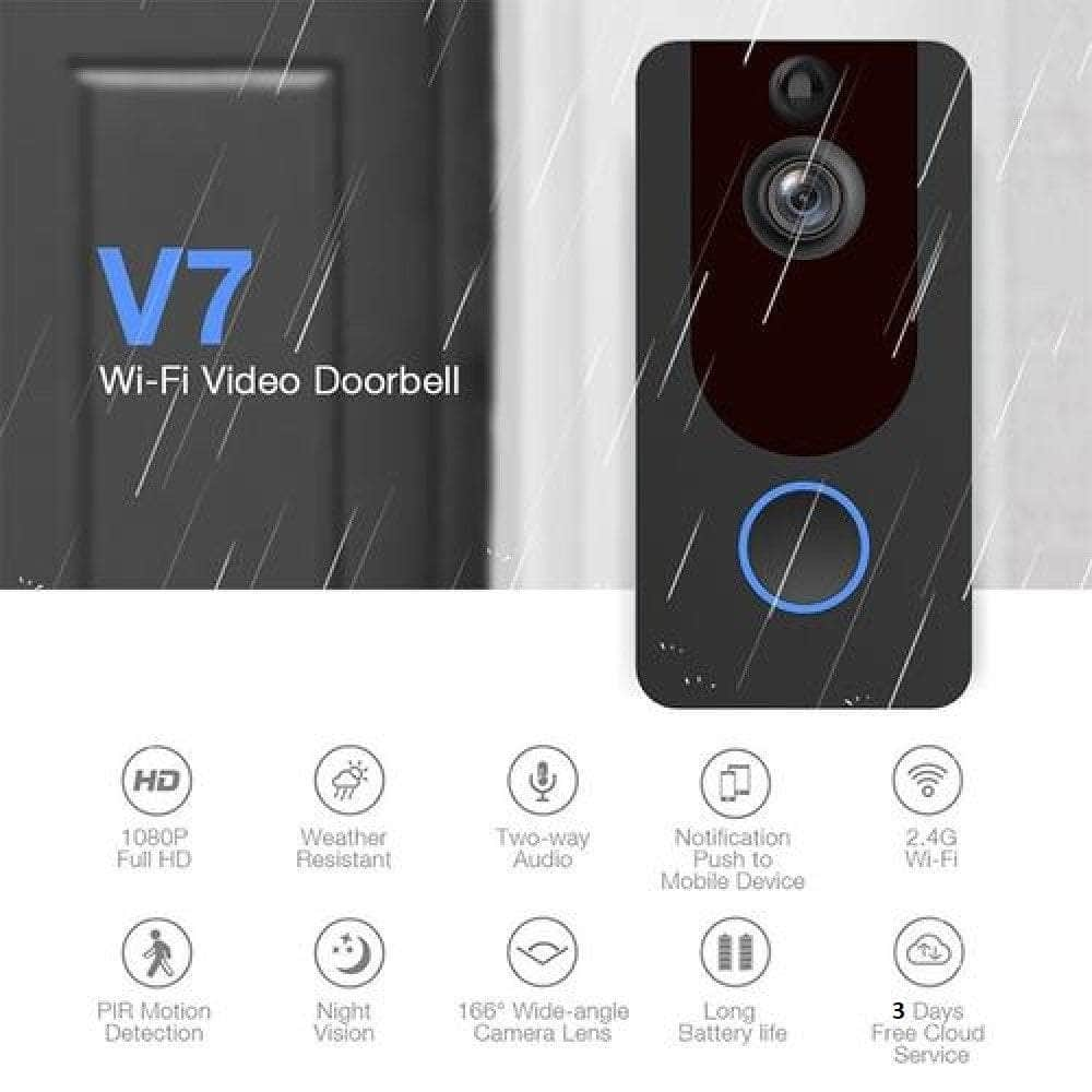 V7 Full HD Smart Video Doorbell Camera