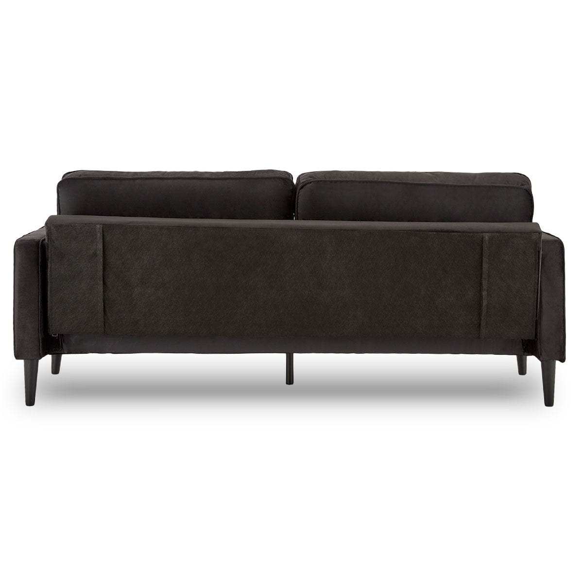Velvet Sofa Bed Couch Furniture Lounge Suite - Black