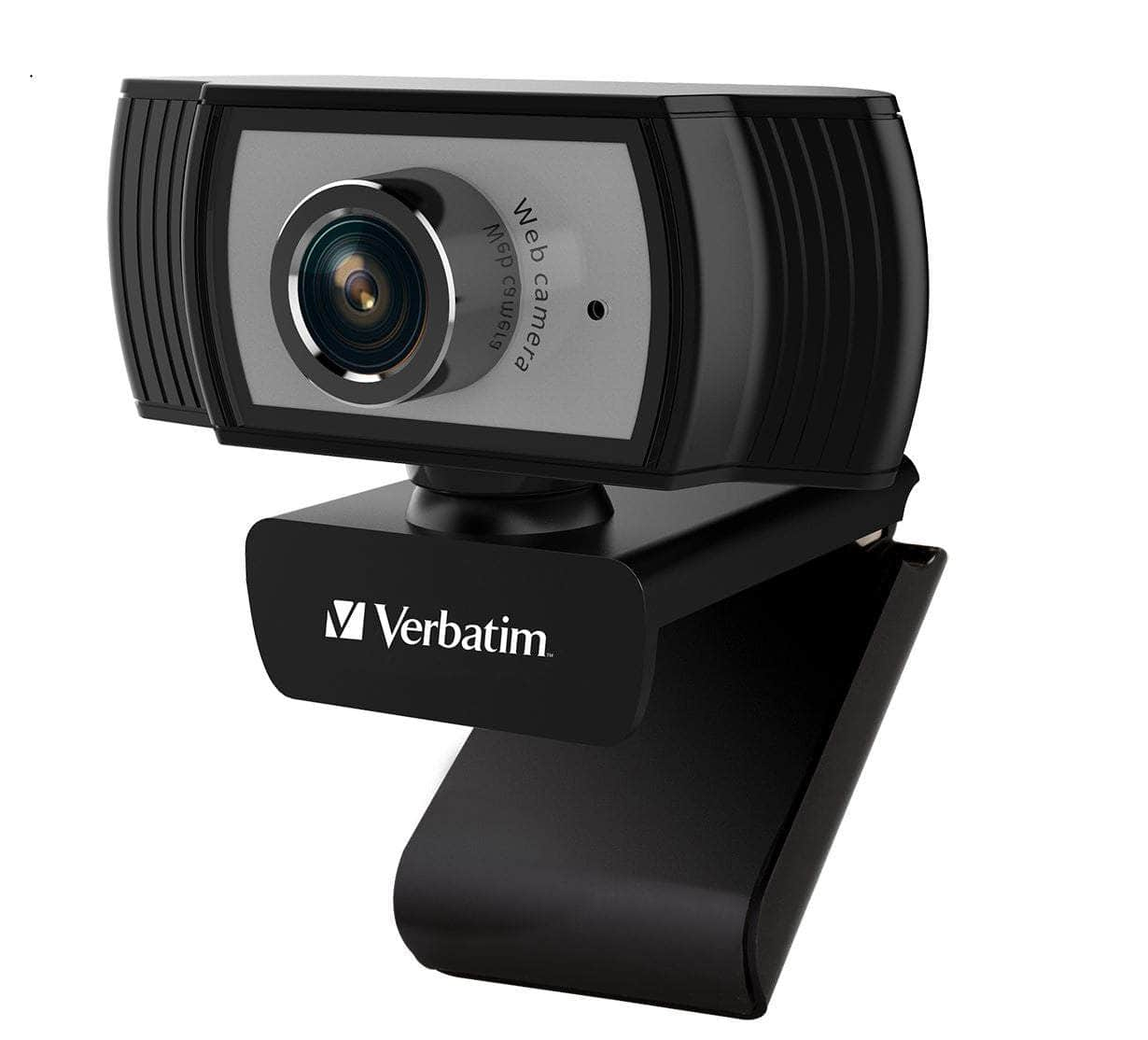 Verbatim 1080P Full Hd Webcam - Black/Silver Fhd 1920X1080, 2.0 Mega Pixels, Compatible With Windows Xp,7 8, 10, Android V5, Macos 10.6 Or Above