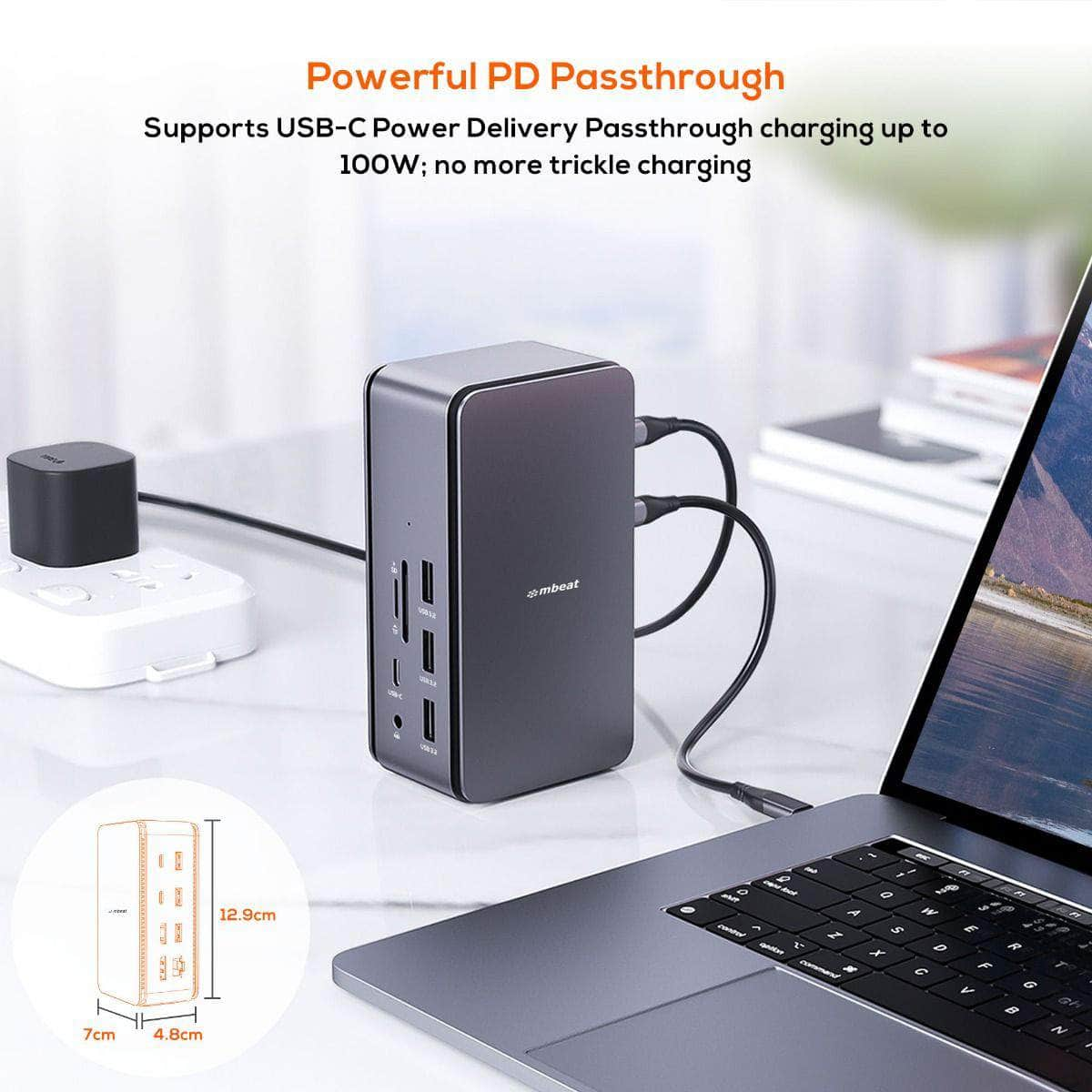 Versatile 14-in-1 USB4 Docking Station for 8K Video and Lightning-Fast 40Gbps Data