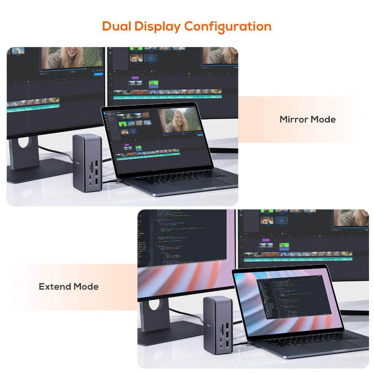 Versatile 14-in-1 USB4 Docking Station for 8K Video and Lightning-Fast 40Gbps Data