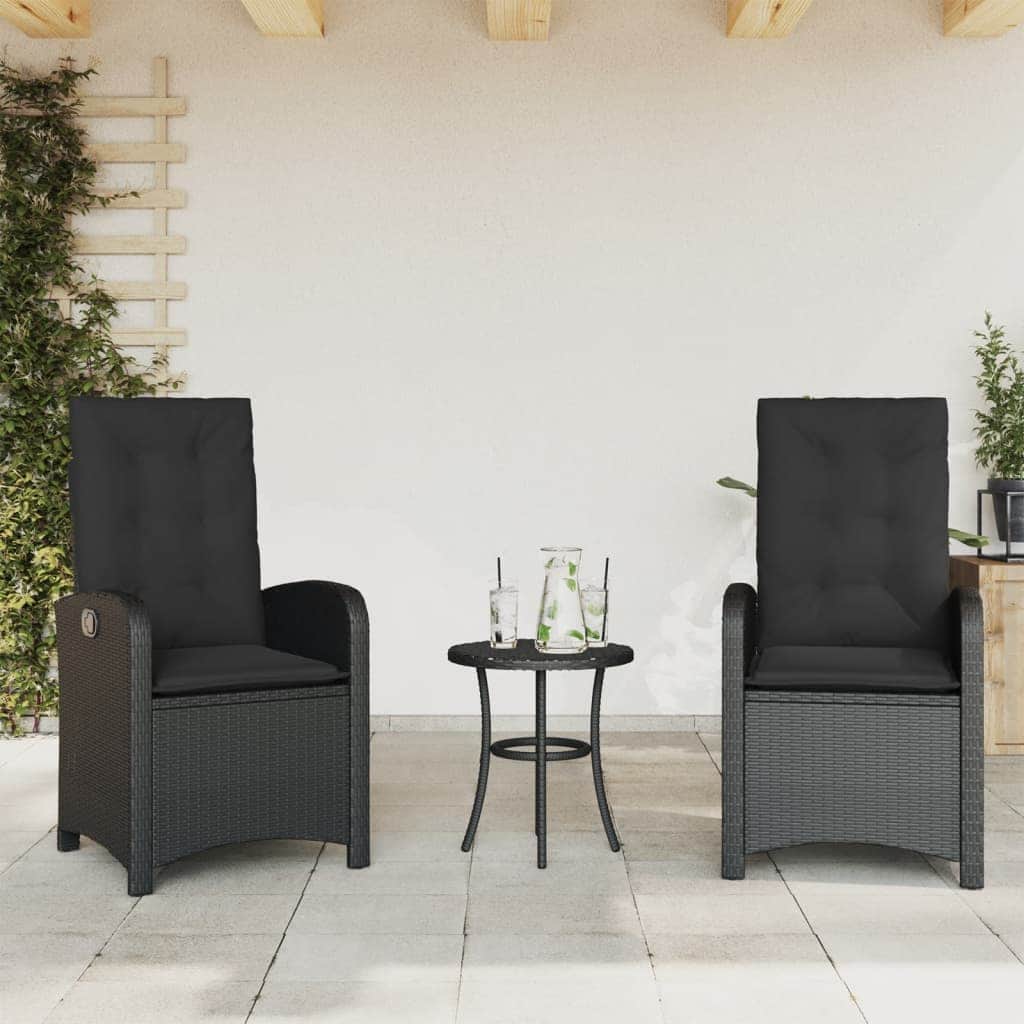Versatile 3 Piece Bistro Set with Relaxing Seating Garden Leisure